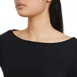 NIKE MAGLIA MANICA LUNGA YOGA LUXE DONNA Nero -Tendenza Italia nike da0719 maglia manica lunga yoga luxe donna abbigliamento training e palestra donna 044572401 010 3