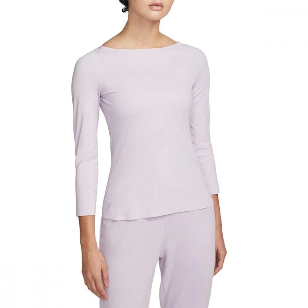 NIKE MAGLIA MANICA LUNGA YOGA LUXE DONNA Rosa 3 NIKE MAGLIA MANICA LUNGA YOGA LUXE DONNA Rosa