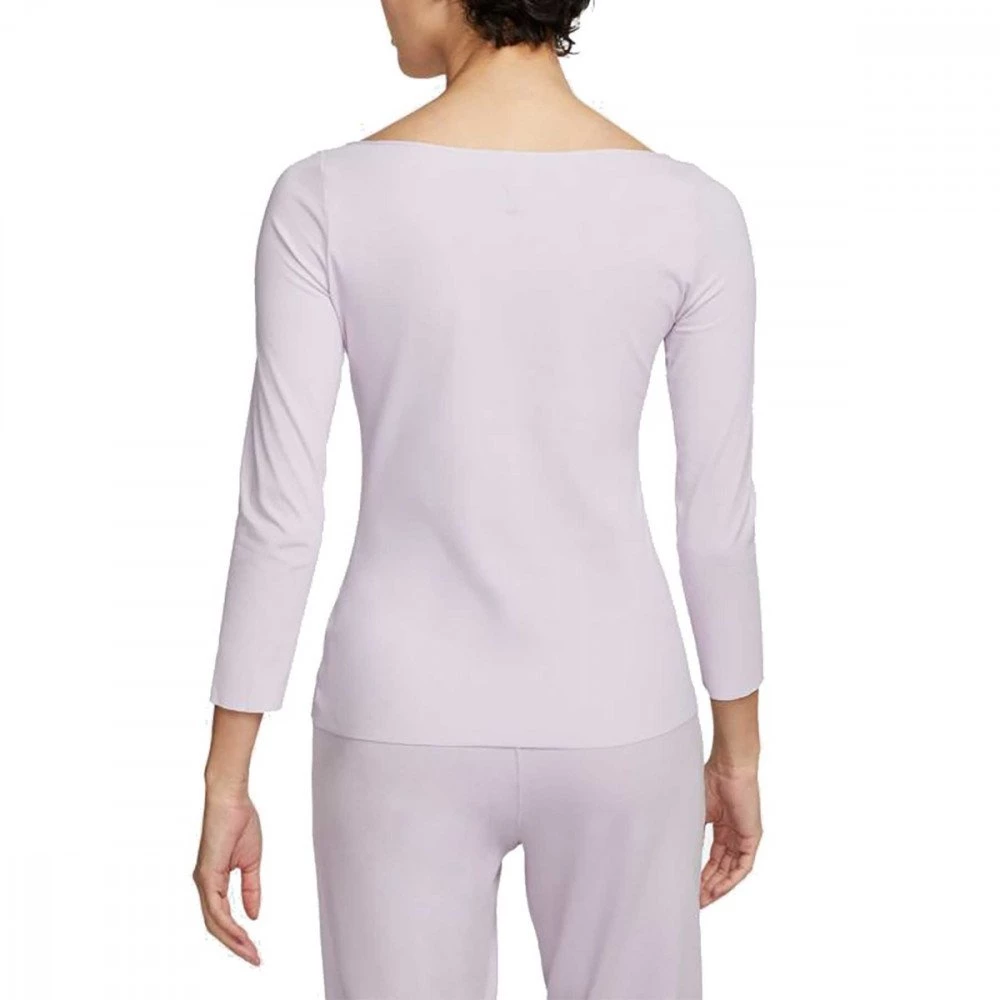 NIKE MAGLIA MANICA LUNGA YOGA LUXE DONNA Rosa 4 NIKE MAGLIA MANICA LUNGA YOGA LUXE DONNA Rosa - immagine 2