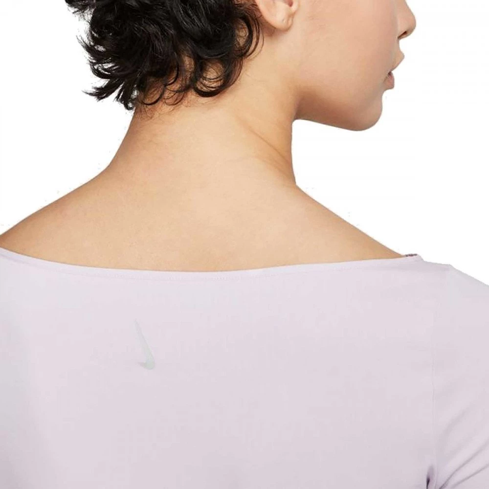 NIKE MAGLIA MANICA LUNGA YOGA LUXE DONNA Rosa 6 NIKE MAGLIA MANICA LUNGA YOGA LUXE DONNA Rosa - immagine 4