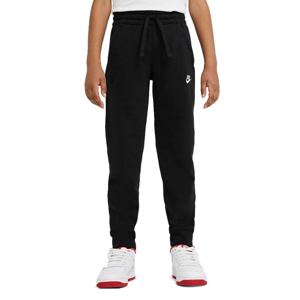 NIKE PANTALONI CLUB BAMBINO Nero 3 NIKE PANTALONI CLUB BAMBINO Nero