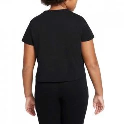 NIKE T-SHIRT CROP FUTURA BAMBINA Nero -Tendenza Italia nike da6925 t shirt crop futura bambina abbigliamento bambino 044518101 012 2