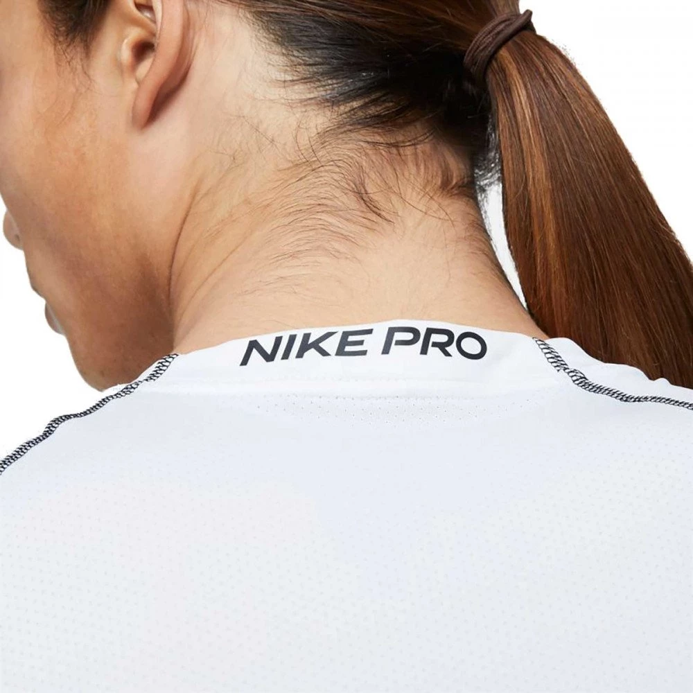 MAGLIA MANICA LUNGA NIKE PRO DRI-FIT Bianco 6 MAGLIA MANICA LUNGA NIKE PRO DRI-FIT Bianco - immagine 4