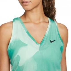 NIKE CANOTTA DRI-FIT VICTORY PRINTED DONNA Verde -Tendenza Italia nike dd8847 canotta dri fit victory printed donna abbigliamento tennis donna 045236701 379 3