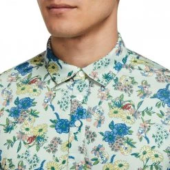 NIKE M NK DF PLAYER FLORAL PRT POLO -Tendenza Italia nike dh0940 m nk df player floral prt polo abbigliamento golf uomo 045768401 394 3