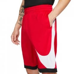 NIKE SHORT HBR 3.0 Rosso -Tendenza Italia nike dh6763 short hbr 3 0 abbigliamento basket uomo 045214701 657 3