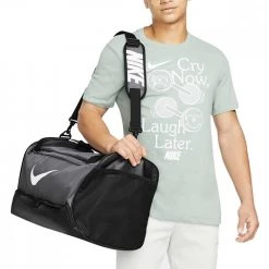 NIKE BORSA BRASILIA 9.5 M Grigio -Tendenza Italia nike dh7710 borsa brasilia 9 5 m borse training e palestra uomo 046360101 026 5