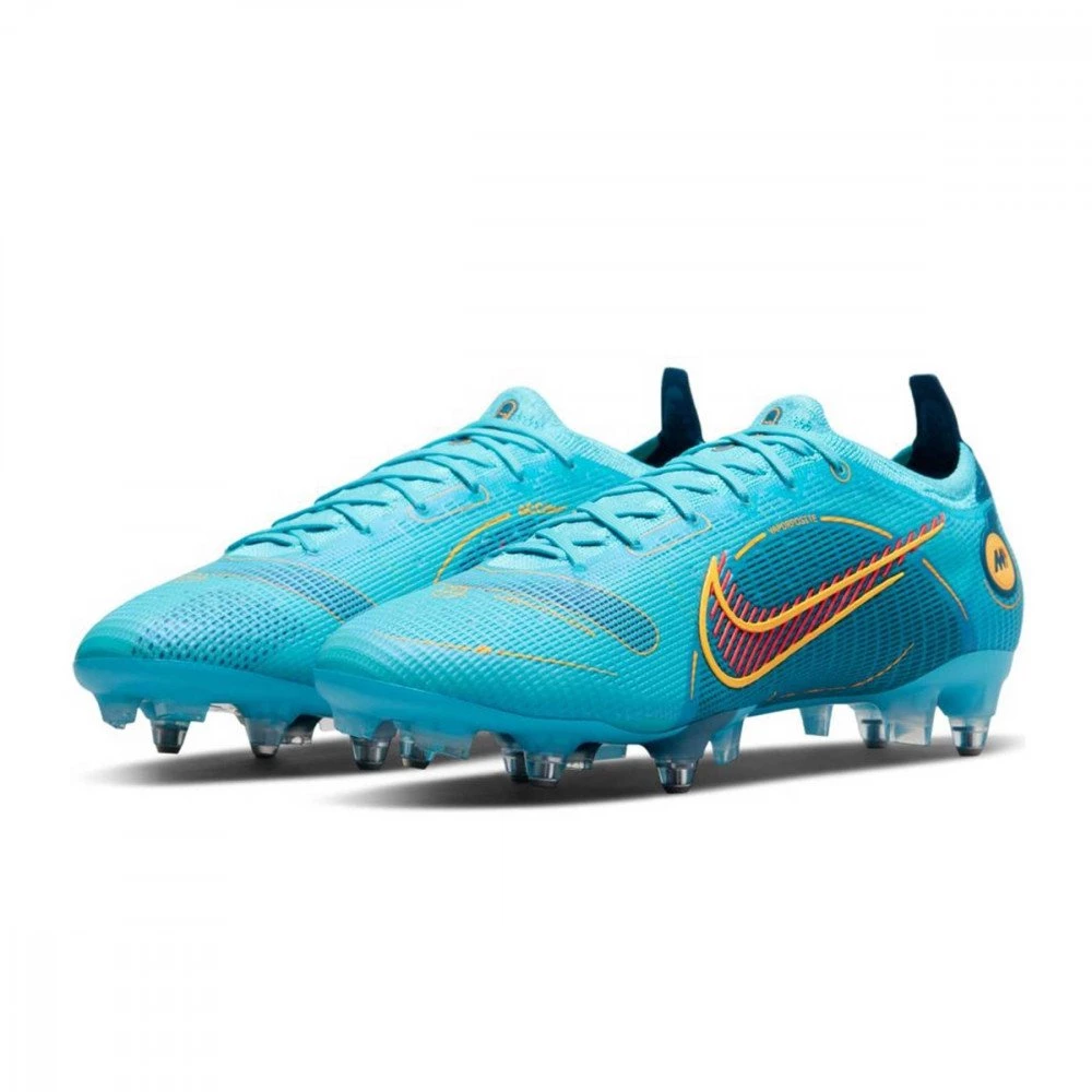 NIKE VAPOR 14 ELITE SG-PRO AC Azzurro 4 NIKE VAPOR 14 ELITE SG-PRO AC Azzurro - immagine 2