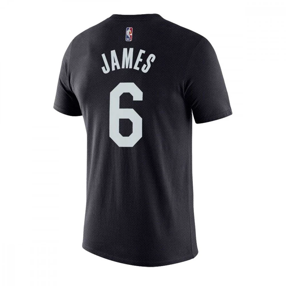 NIKE T-SHIRT NAME NUMBER JAMES Nero 4 NIKE T-SHIRT NAME NUMBER JAMES Nero - immagine 2