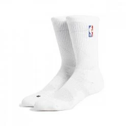 NIKE CALZE CREW COURTSIDE NBA Bianco