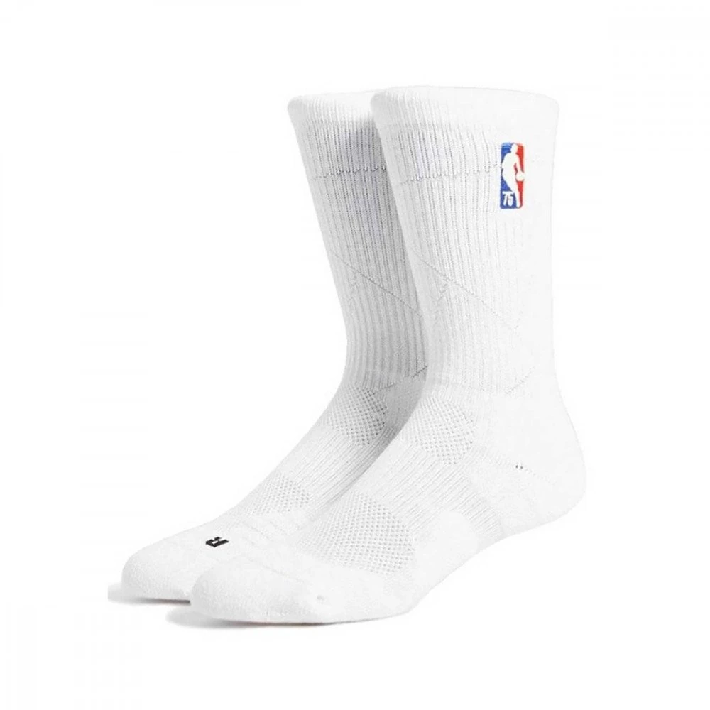 NIKE CALZE CREW COURTSIDE NBA Bianco 3 NIKE CALZE CREW COURTSIDE NBA Bianco
