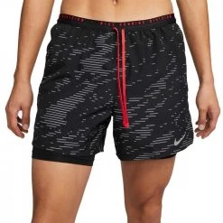 NIKE SHORT DRI-FIT FLEX STRIDE RUN DIVISION 2-IN-1 7" Nero