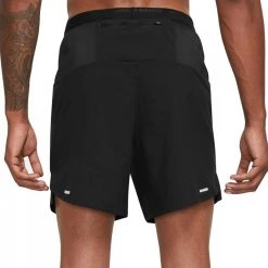 NIKE SHORT STRIDE DRI-FIT 7IN Nero -Tendenza Italia nike dm4761 short stride dri fit 7in abbigliamento running uomo 045197101 010 2