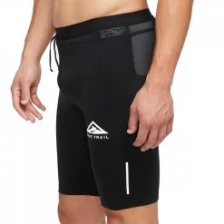 NIKE SHORT DRI-FIT TRAIL Nero -Tendenza Italia nike dm4795 short dri fit half tight trail abbigliamento running uomo 045197601 010 3