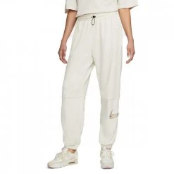NIKE PANTALONI SWOOSH DONNA Bianco