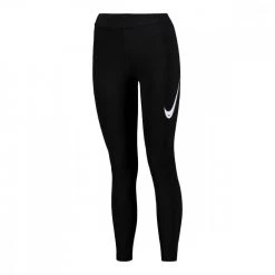 NIKE LEGGINGS SWOOSH DONNA Nero -Tendenza Italia nike dm6207 leggings swoosh donna sport style donna 044501601 010 2