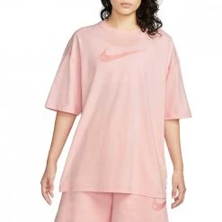 NIKE T-SHIRT SWOOSH DONNA Rosa