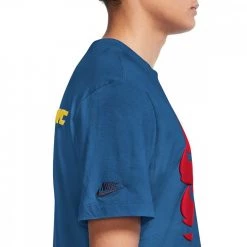 NIKE T-SHIRT ESSENTIAL FUTURA Blu -Tendenza Italia nike dm6377 t shirt essential futura sport style uomo 045005701 407 3