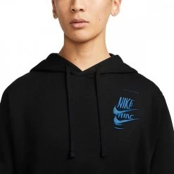 NIKE FELPA CON CAPPUCCIO ESSENTIAL FUTURA Nero 8 NIKE FELPA CON CAPPUCCIO ESSENTIAL FUTURA Nero -Tendenza Italia nike dm6873 felpa con cappuccio essential futura sport style uomo 044503101 010 3
