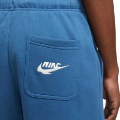 NIKE BERMUDA ESSENTIAL FUTURA Azzurro -Tendenza Italia nike dm6877 short essential futura sport style uomo 045006101 407 4