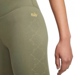 NIKE LEGGINGS ONE LUXE DONNA Verde -Tendenza Italia nike dm7258 leggings one luxe donna abbigliamento training e palestra donna 044575401 222 3