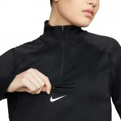 NIKE MAGLIA MANICA LUNGA ELEMENT TRAIL DONNA Nero -Tendenza Italia nike dm7568 maglia manica lunga element trail donna abbigliamento running donna 044565201 010 3