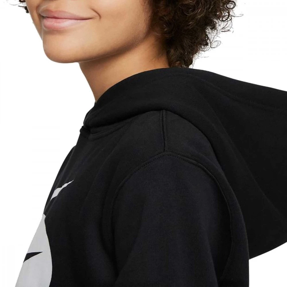NIKE FELPA CON CAPPUCCIO CORE BAMBINO Nero 6 NIKE FELPA CON CAPPUCCIO CORE BAMBINO Nero - immagine 4