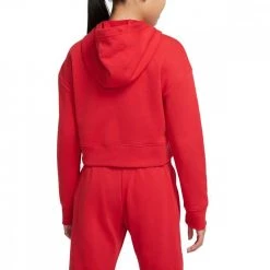 NIKE FELPA CROP CON CAPPUCCIO AIR BAMBINA Rosso 7 NIKE FELPA CROP CON CAPPUCCIO AIR BAMBINA Rosso -Tendenza Italia nike dm8372 felpa c capp air garzata bambina abbigliamento bambino 044518901 657 2