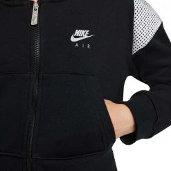 NIKE FELPA FULL ZIP CON CAPPUCCIO AIR BAMBINA Nero 9 NIKE FELPA FULL ZIP CON CAPPUCCIO AIR BAMBINA Nero -Tendenza Italia nike dm8386 felpa fz c capp air garzata bambina abbigliamento bambino 044519101 010 4