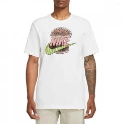 NIKE T-SHIRT HAMBURGER Bianco
