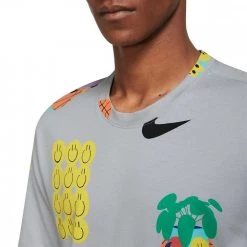 NIKE T-SHIRT AIR OPEN Grigio 7 NIKE T-SHIRT AIR OPEN Grigio -Tendenza Italia nike dq1014 t shirt air open sport style uomo 045006301 012 3