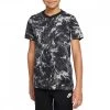 NIKE T-SHIRT CAMO LEAF BAMBINO Nero