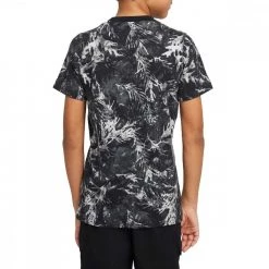 NIKE T-SHIRT CAMO LEAF BAMBINO Nero -Tendenza Italia nike dq3857 t shirt camo leaf bambino abbigliamento bambino 045003201 010 2