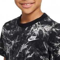 NIKE T-SHIRT CAMO LEAF BAMBINO Nero -Tendenza Italia nike dq3857 t shirt camo leaf bambino abbigliamento bambino 045003201 010 3