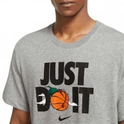 NIKE T-SHIRT FRAN JDI Grigio -Tendenza Italia nike dv1212 t shirt fran jdi abbigliamento basket uomo 045214901 063 3