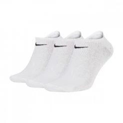 NIKE CALZE VALUE NO SHOW 3 PACK Bianco