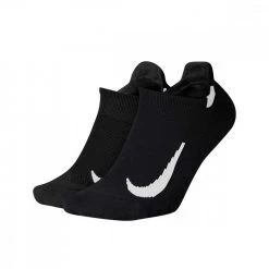 NIKE CALZE MULTIPLIER NO SHOW - 2 PACK Nero