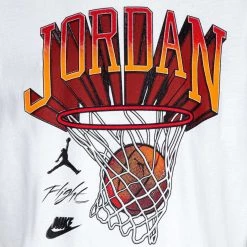 NIKE JORDAN T-SHIRT JORDAN HOOP STYLE BAMBINO Bianco 9 NIKE JORDAN T-SHIRT JORDAN HOOP STYLE BAMBINO Bianco -Tendenza Italia nike jordan 95b231 t shirt jordan hoop style bambino abbigliamento bambino 044516901 001 4