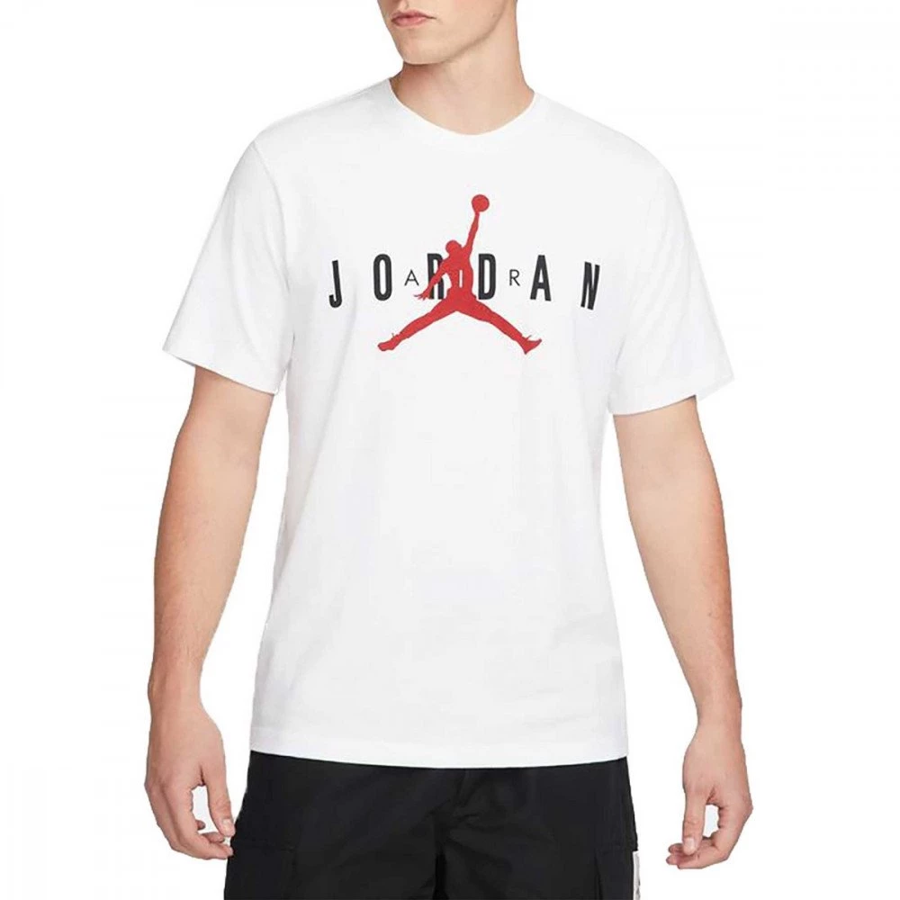 NIKE JORDAN T-SHIRT LOGO AIR Bianco 3 NIKE JORDAN T-SHIRT LOGO AIR Bianco