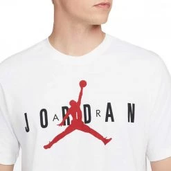 NIKE JORDAN T-SHIRT LOGO AIR Bianco 7 NIKE JORDAN T-SHIRT LOGO AIR Bianco -Tendenza Italia nike jordan ck4212 t shirt logo air sport style uomo 044998301 103 3