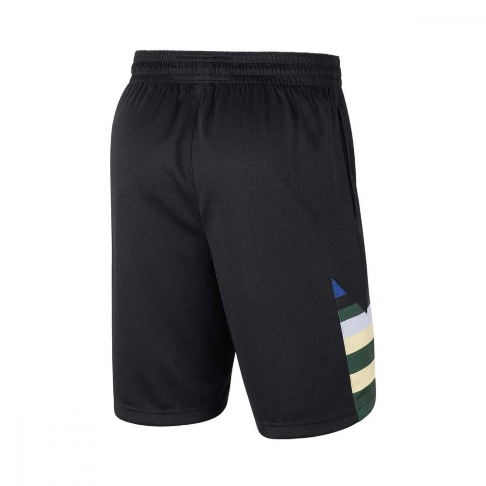 NIKE JORDAN SHORT STATEMENT BUCKS Nero 5 NIKE JORDAN SHORT STATEMENT BUCKS Nero - immagine 3