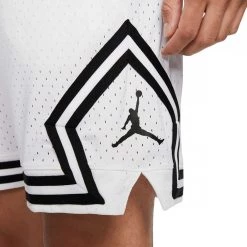 NIKE JORDAN SHORT DRI-FIT AIR DIAMOND Bianco -Tendenza Italia nike jordan dh9075 short dri fit air diamond sport style uomo 044998501 100 3