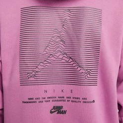 NIKE JORDAN FELPA CON CAPPUCCIO JUMPMAN Viola 10 NIKE JORDAN FELPA CON CAPPUCCIO JUMPMAN Viola -Tendenza Italia nike jordan dj0210 felpa c capp jumpman felpata sport style uomo 044500701 507 4