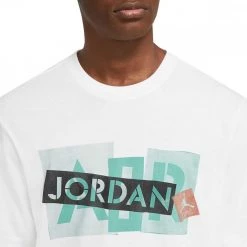 NIKE JORDAN T-SHIRT BRAND Bianco 7 NIKE JORDAN T-SHIRT BRAND Bianco -Tendenza Italia nike jordan dm1426 t shirt brand sport style uomo 044999101 100 3