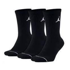 NIKE JORDAN CALZE JUMPMAN CREW 3 PACK Nero