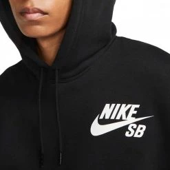 NIKE SB FELPA CON CAPPUCCIO ICON Nero -Tendenza Italia nike sb dj6095 felpa con cappuccio icon street style uomo 044580901 010 3