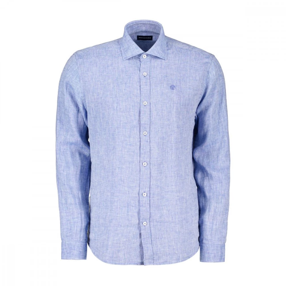 NORTH SAILS CAMICIA 100% LINO Blu 3 NORTH SAILS CAMICIA 100% LINO Blu