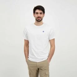 NORTH SAILS T-SHIRT MINI LOGO Bianco -Tendenza Italia north sails 692791000 t shirt mini logo casual uomo 045022801 0101 4