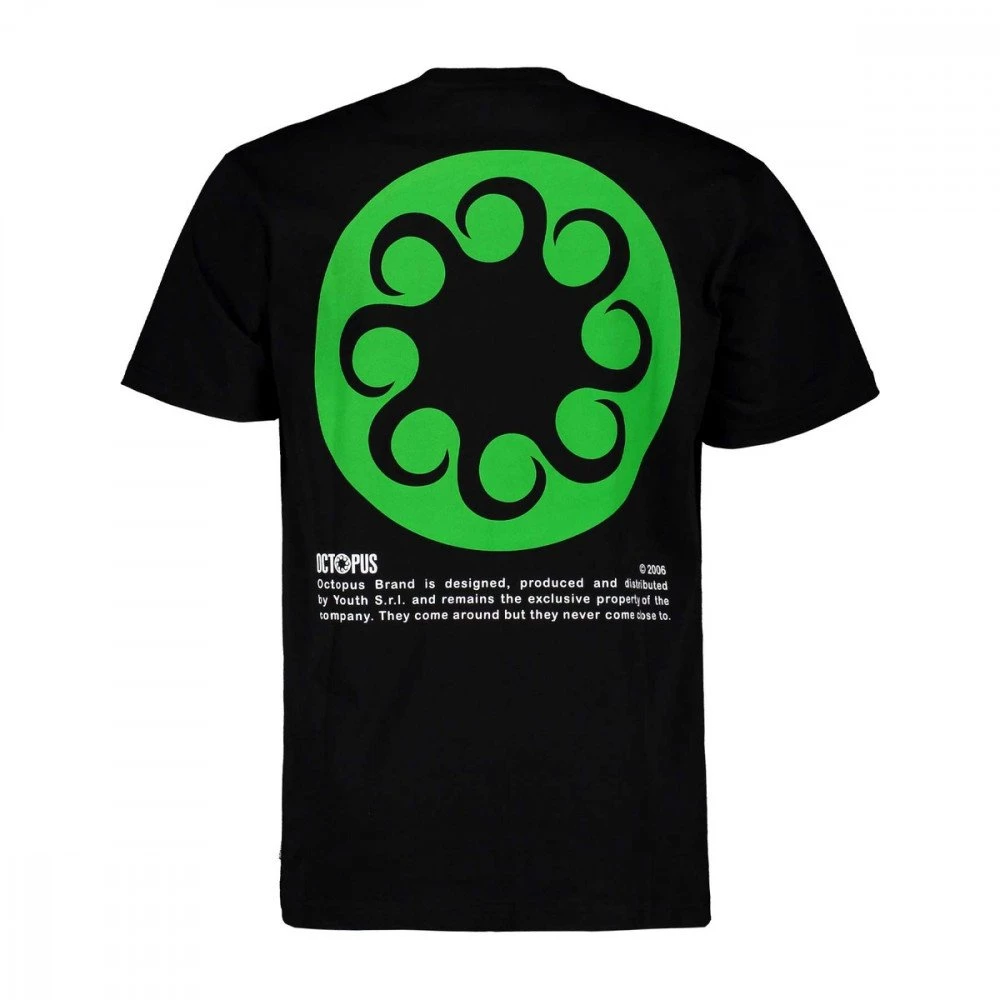 OCTOPUS T-SHIRT LOGO Nero 4 OCTOPUS T-SHIRT LOGO Nero - immagine 2