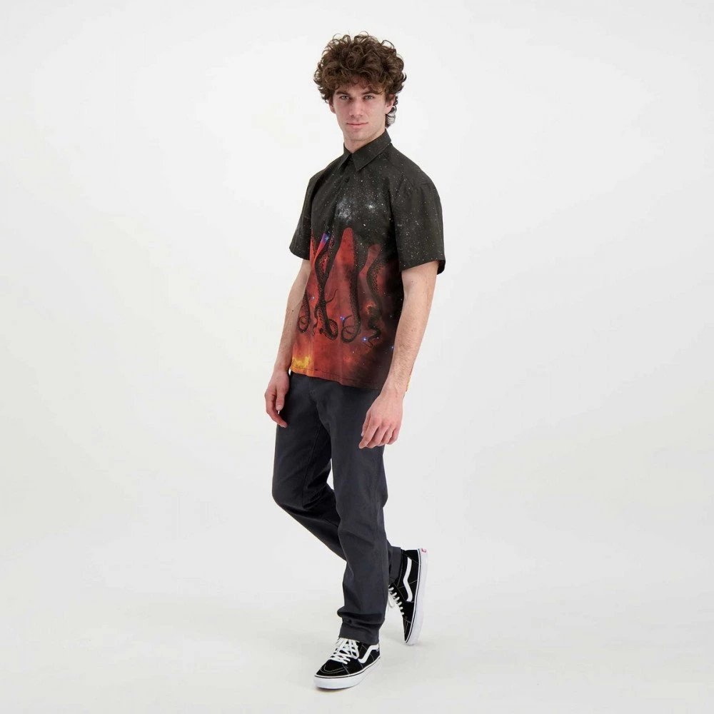 CAMICIA MANICA CORTA OCTOPUS GALAXY Nero - immagine 6